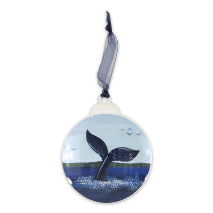 Whale of A Tail Coastal Ornament