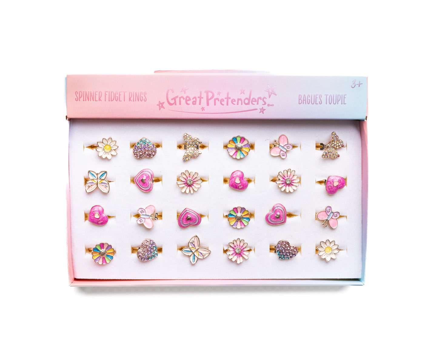Girlie Spinner Rings
