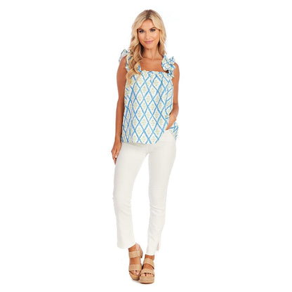 Charlie Ruffle Top Bl