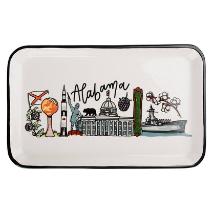 State of Alabama Trinket Tray