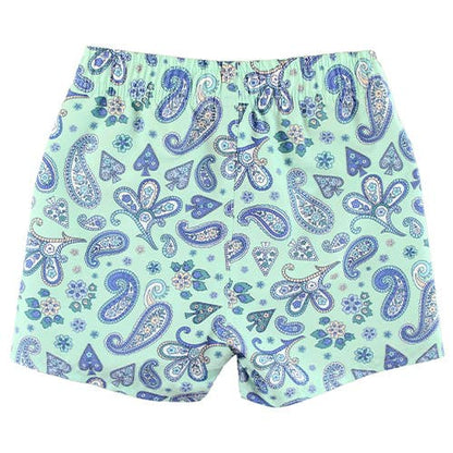 Boys Sea Glass Paisley Swim Trunks