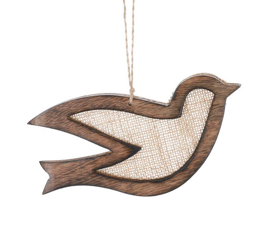 Ornament Wooden Dove
