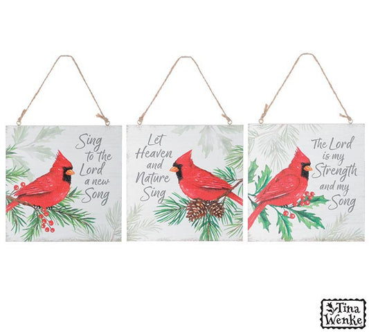 Hanging Sq Cardinal Msg