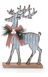 Wood/Tin Deer