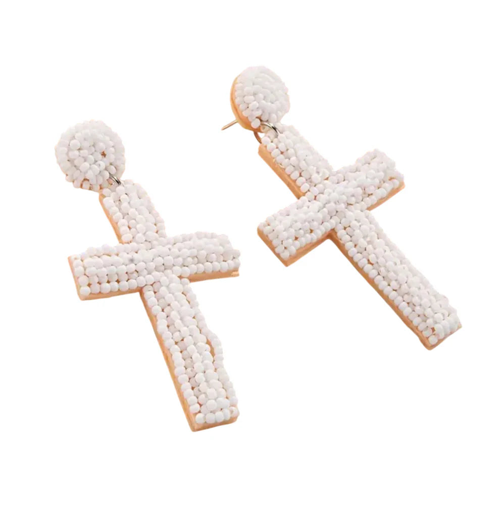 Sb Cross Earrings