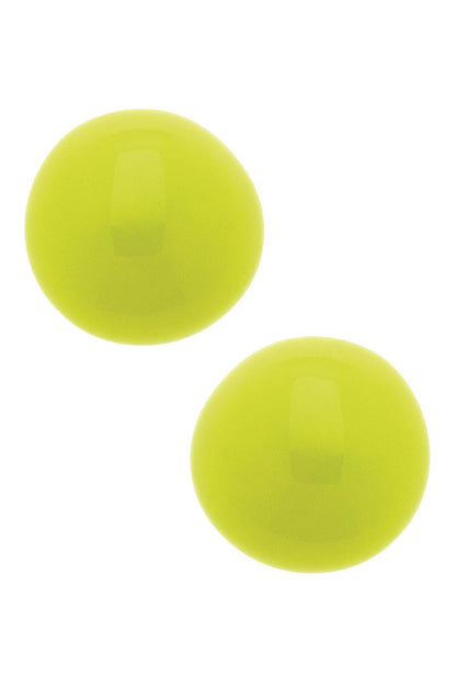 Neiman Coated Enamel Stud Earrings
