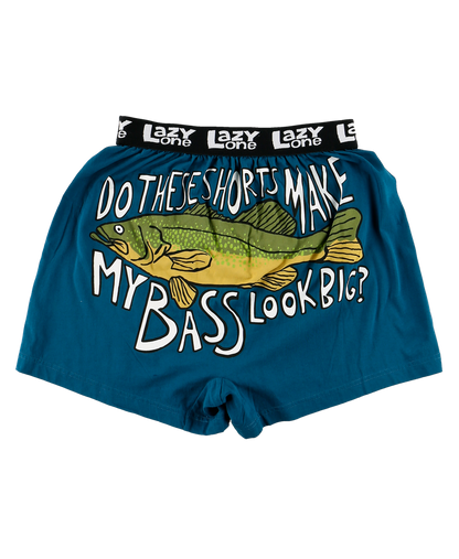 Do These Shorts Make My Bass Look Big? Men's Funny Boxer