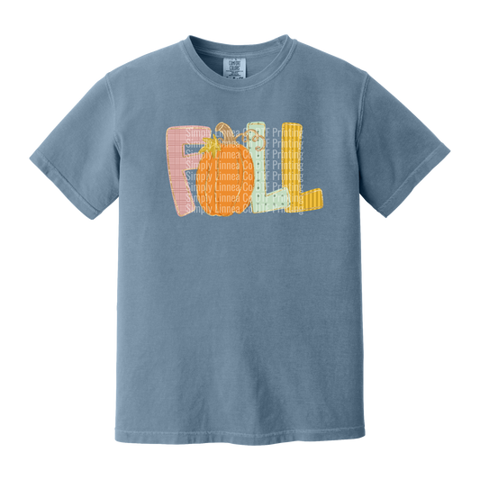 Fall Patchwork Pumpkin T-Shirt (CC)