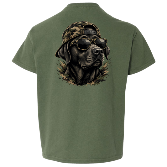 Sunglasses Dog Youth T-Shirt