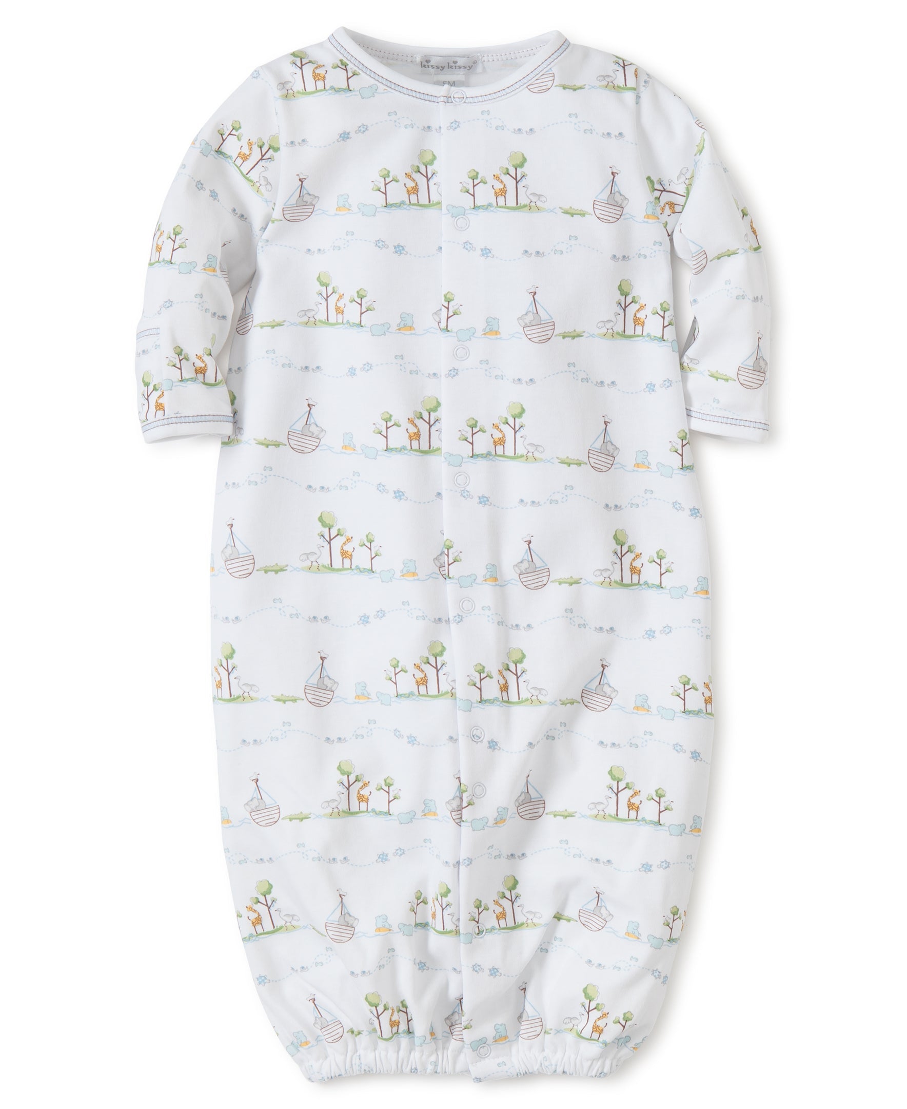 Noah's Print Conv Gown