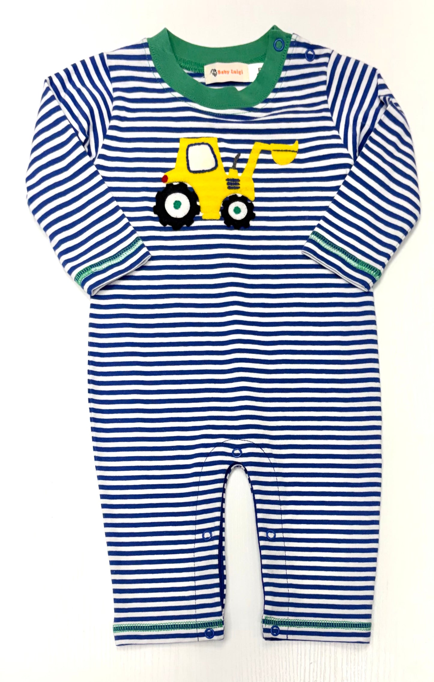 Baby Luigi Construction Romper