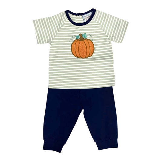 Boy's Pumpkin Jogger Set