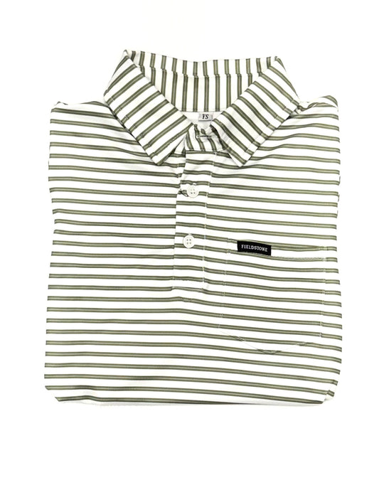 Fieldstone Gr Stripe Performance Polo