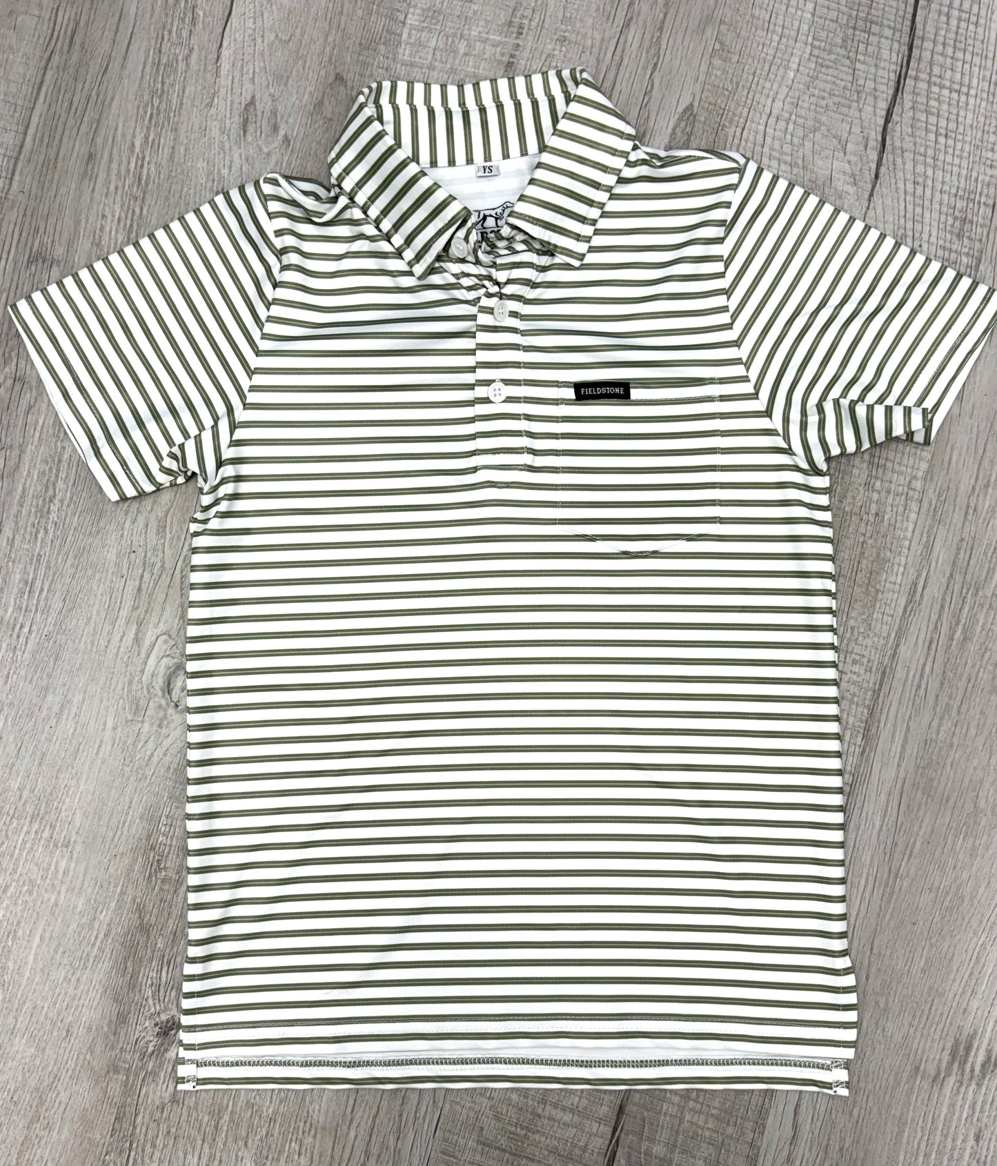 Fieldstone Gr Stripe Performance Polo