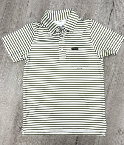 Fieldstone Gr Stripe Performance Polo