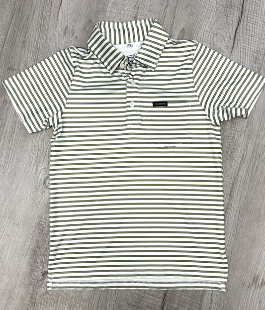 Fieldstone Gr Stripe Performance Polo