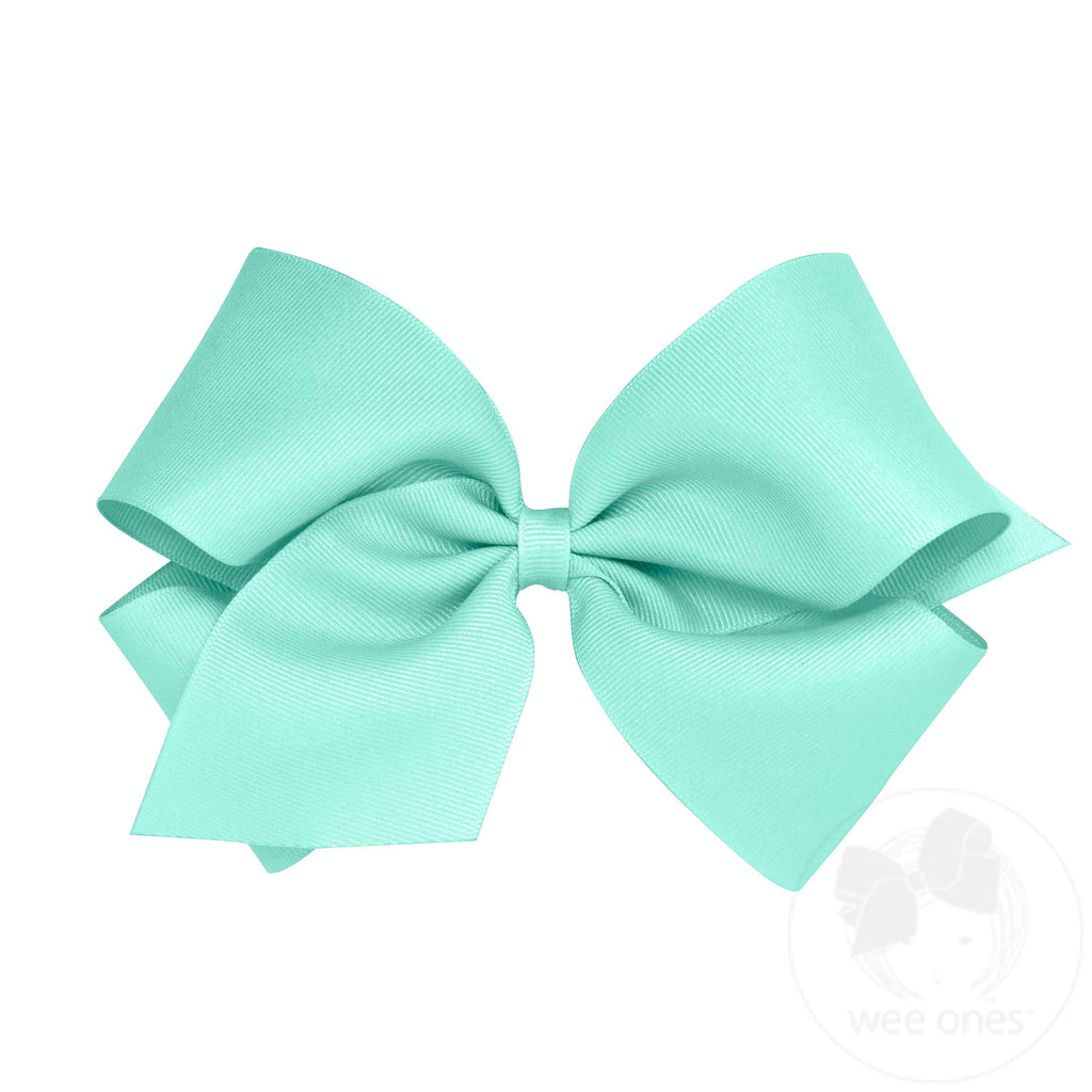 King Classic Grosgrain Hair Bow (Plain Wrap)