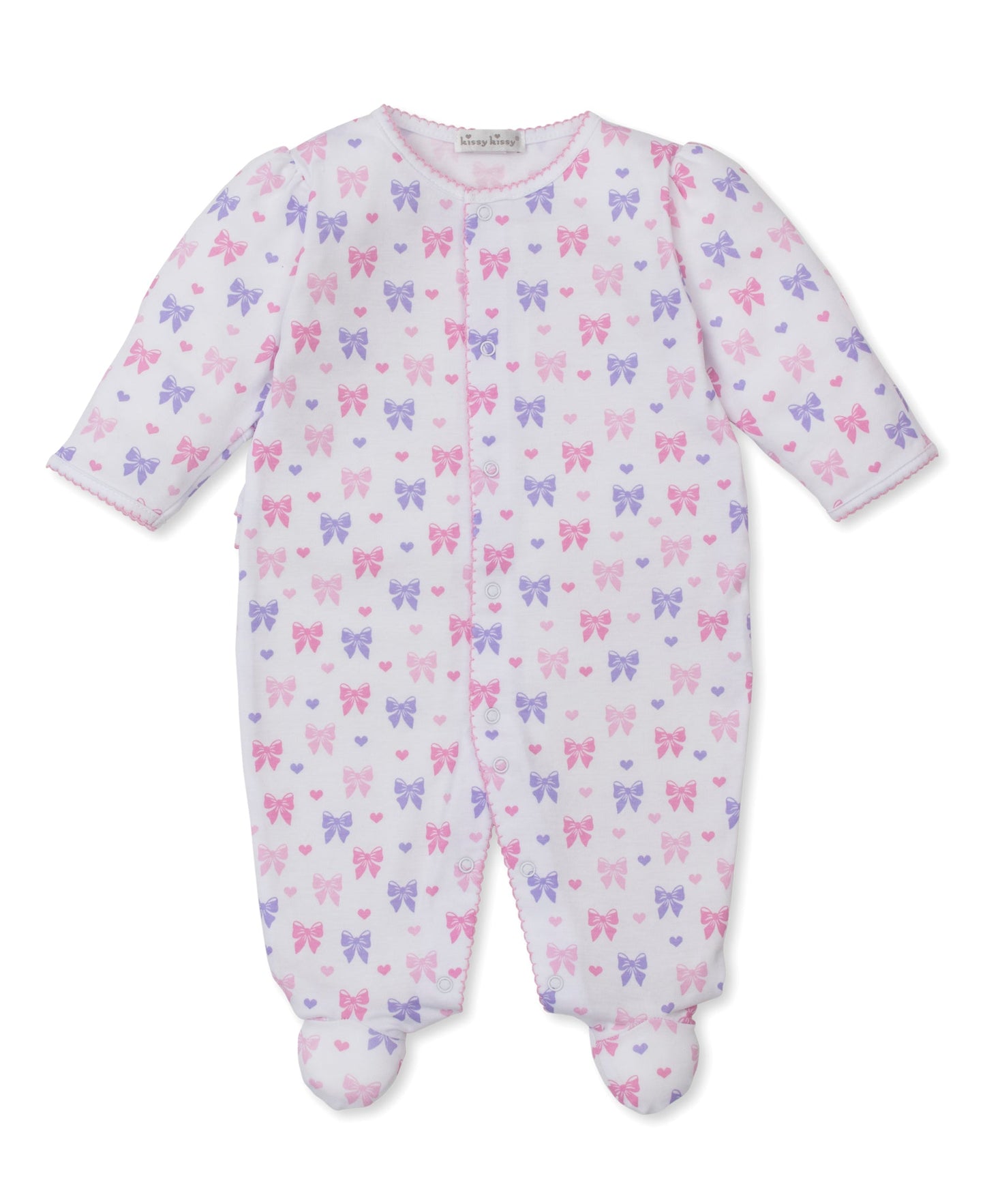 Billowy Bows-Footie Prt