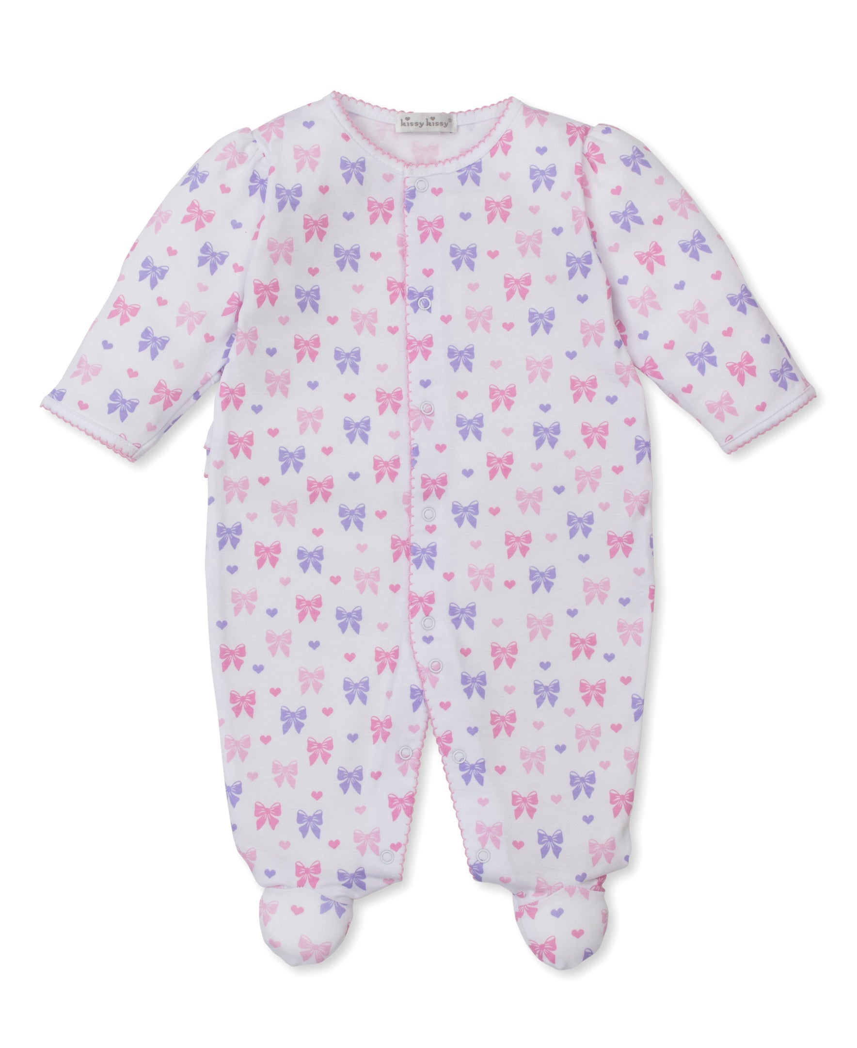 Billowy Bows-Footie Prt