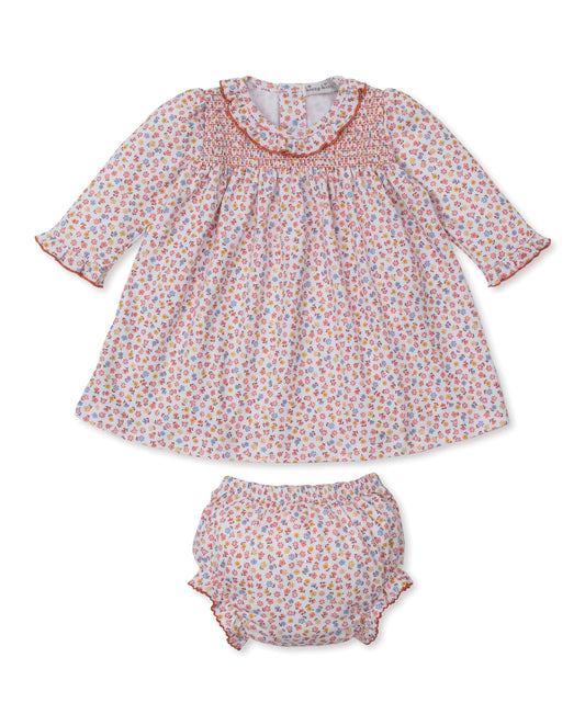 Fall Floral Smk Dress Set