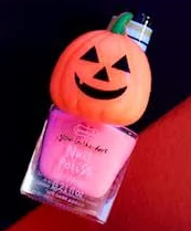 LED Halloween Ring and Glow In Dark Nail Polish Set