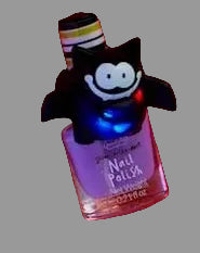 LED Halloween Ring and Glow In Dark Nail Polish Set