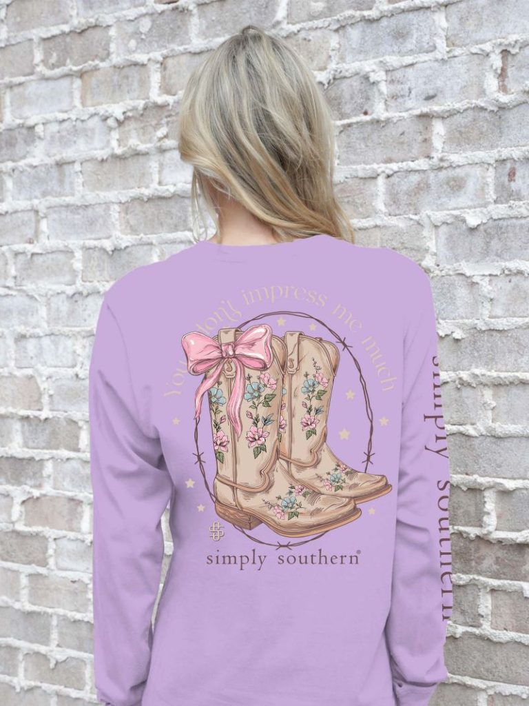 T-Shirt | Long Sleeve | Impress | Lilac
