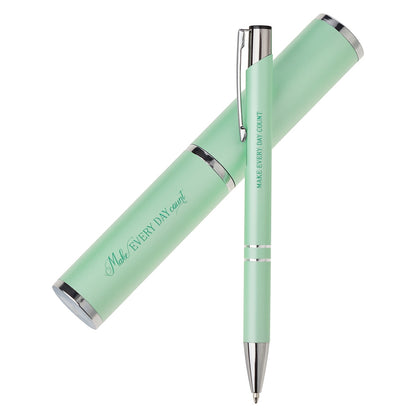 Pen In Case Teal Make Every Day Count