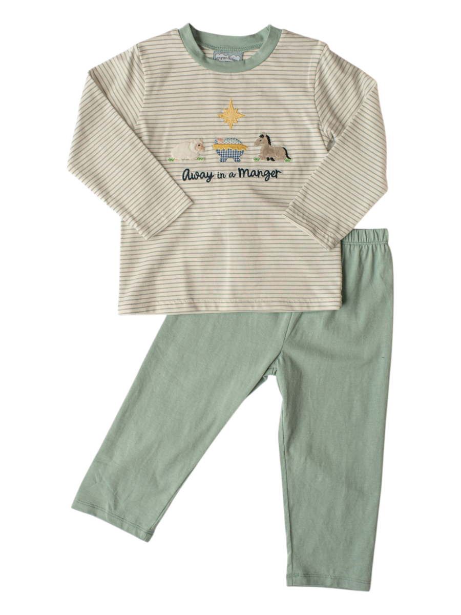 Away In A Manger Boys Pant Set