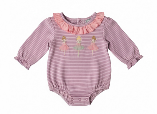 Ballerina Applique L/S Bubble