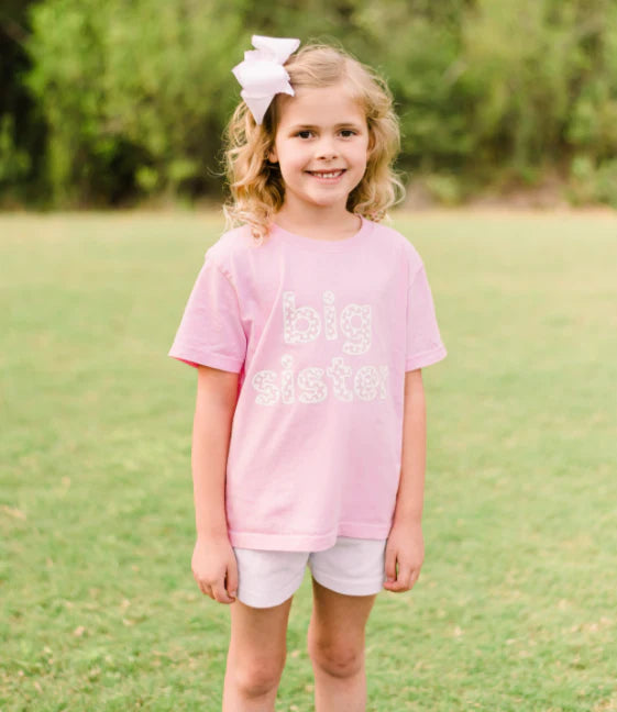 Lt Pink Big Sister T-Shirt