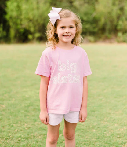 Lt Pink Big Sister T-Shirt