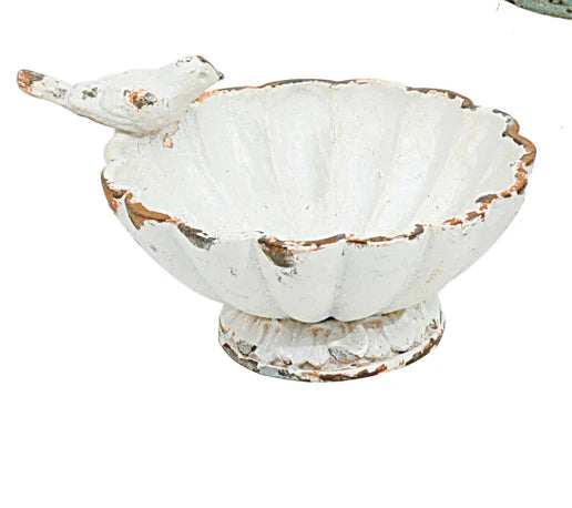 Pewter Bowl W Bird