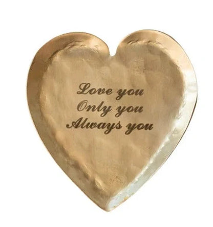 Brass Heart Shaped Dish