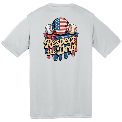 Respect The Drip Baseball Youth T-Shirt