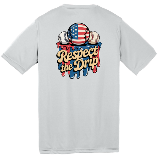 Respect The Drip Baseball Youth T-Shirt