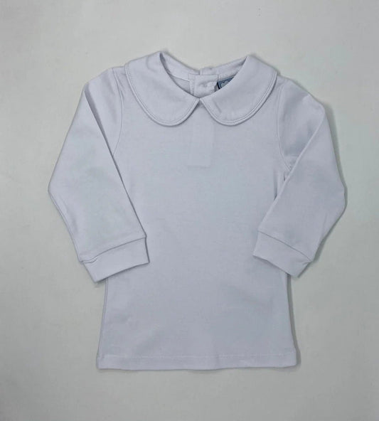 Boys White L/S Shirt