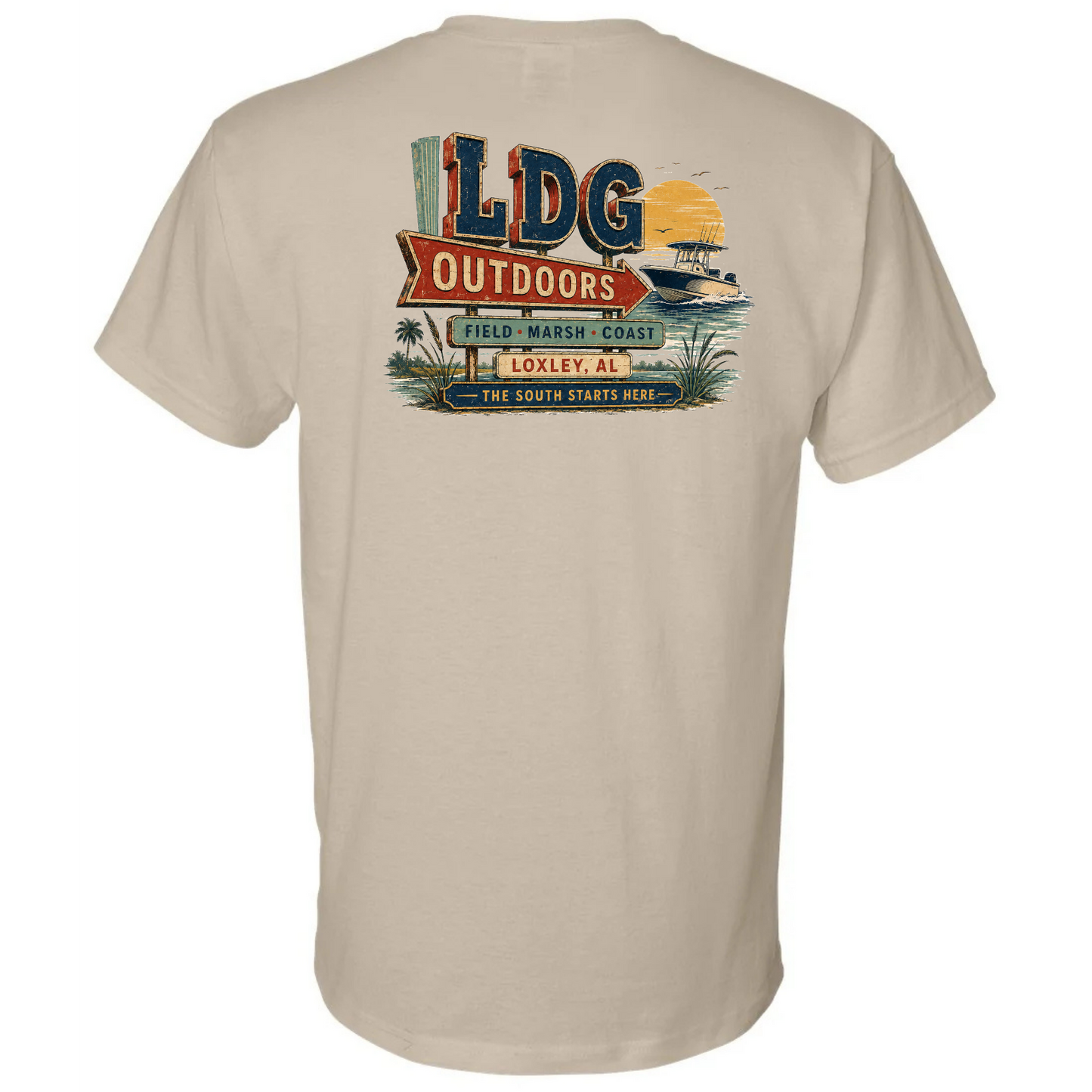 LDG Outdoors Beach Sign T-Shirt