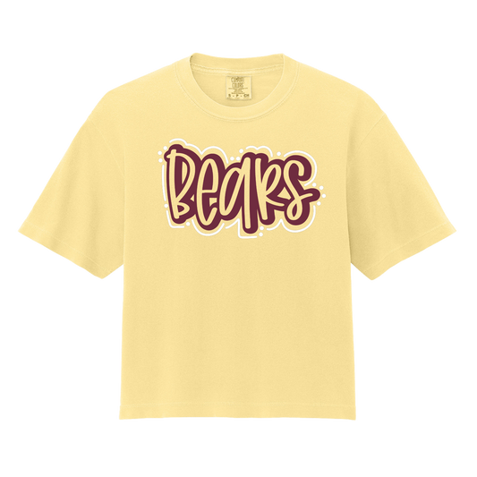 Bears Doodle Boxy Tee