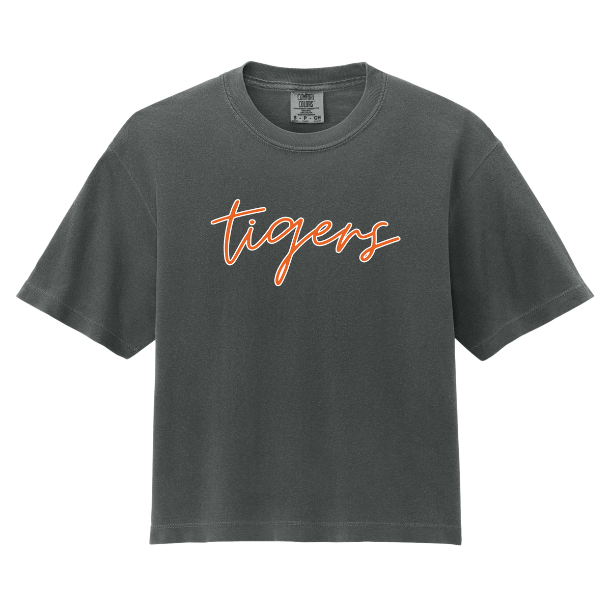 Script Tigers Boxy Tee (CC)