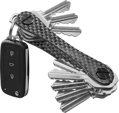 KeySmart® Carbon Fiber 3k | Holds Up To 14 Keys