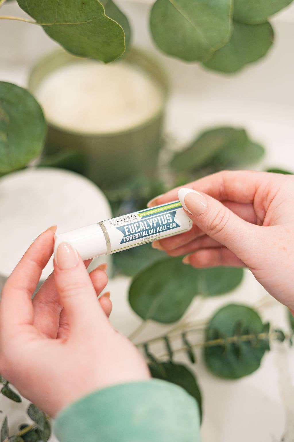 Rinse Eucalyptus Roll-On | Sinus Relief | Squalane Carrier Oil