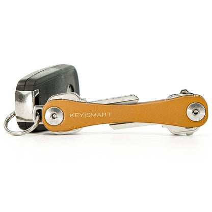 KeySmart Leather Key Holder | Leather | Holds 10 Keys
