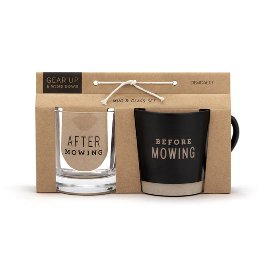 Mug & Rocks Glass Set