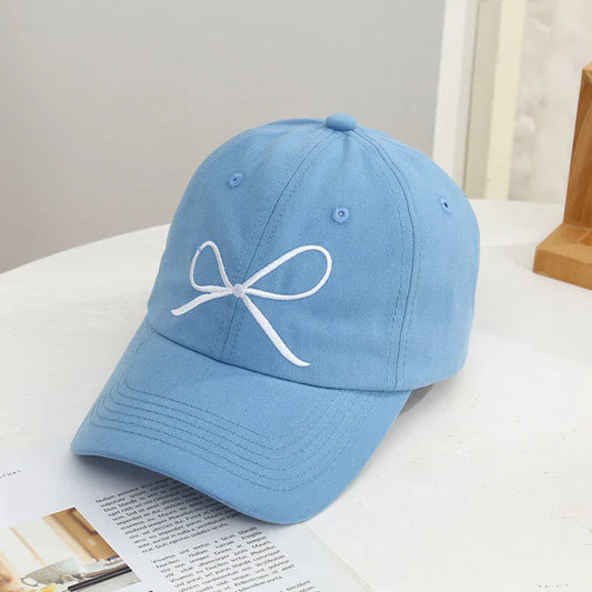 Ball Cap Women's Bow-Knot | Blue