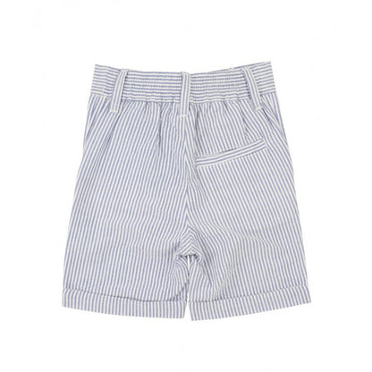 Blue Seersucker Shorts