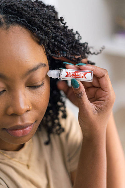 Rinse Peppermint Roll-On | Headache Relief | Squalane Carrier Oil
