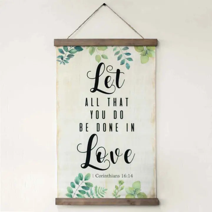 Scroll Sign 1 Cor 16 14