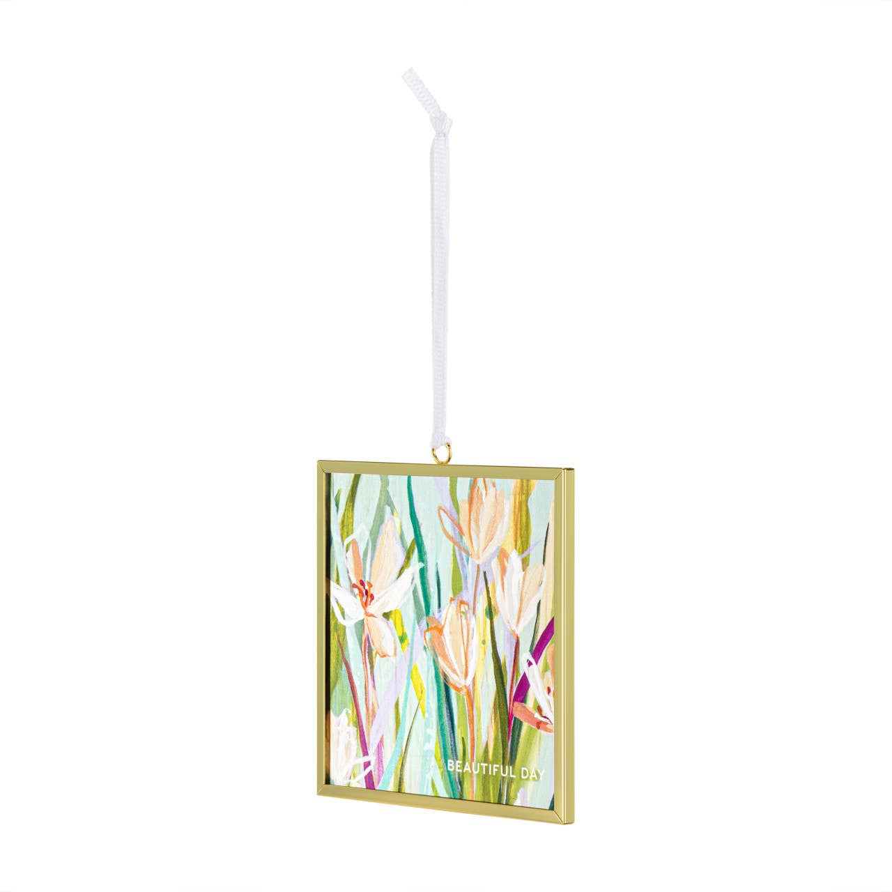 Beautiful Day Floral Butterfly Suncatcher - 3x3in