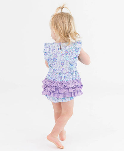Baby Girls Fairytale Garden Tank Waterfall Romper